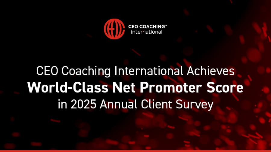 CEO Coaching International Achieves World-Class Net Promoter Score in 2025 Annual Client Survey